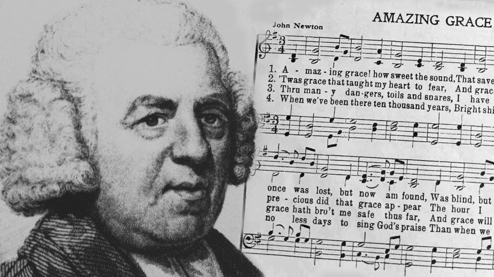 Download John Newton Amazing Grace sheet music - The Story Behind the Amazing Grace Song