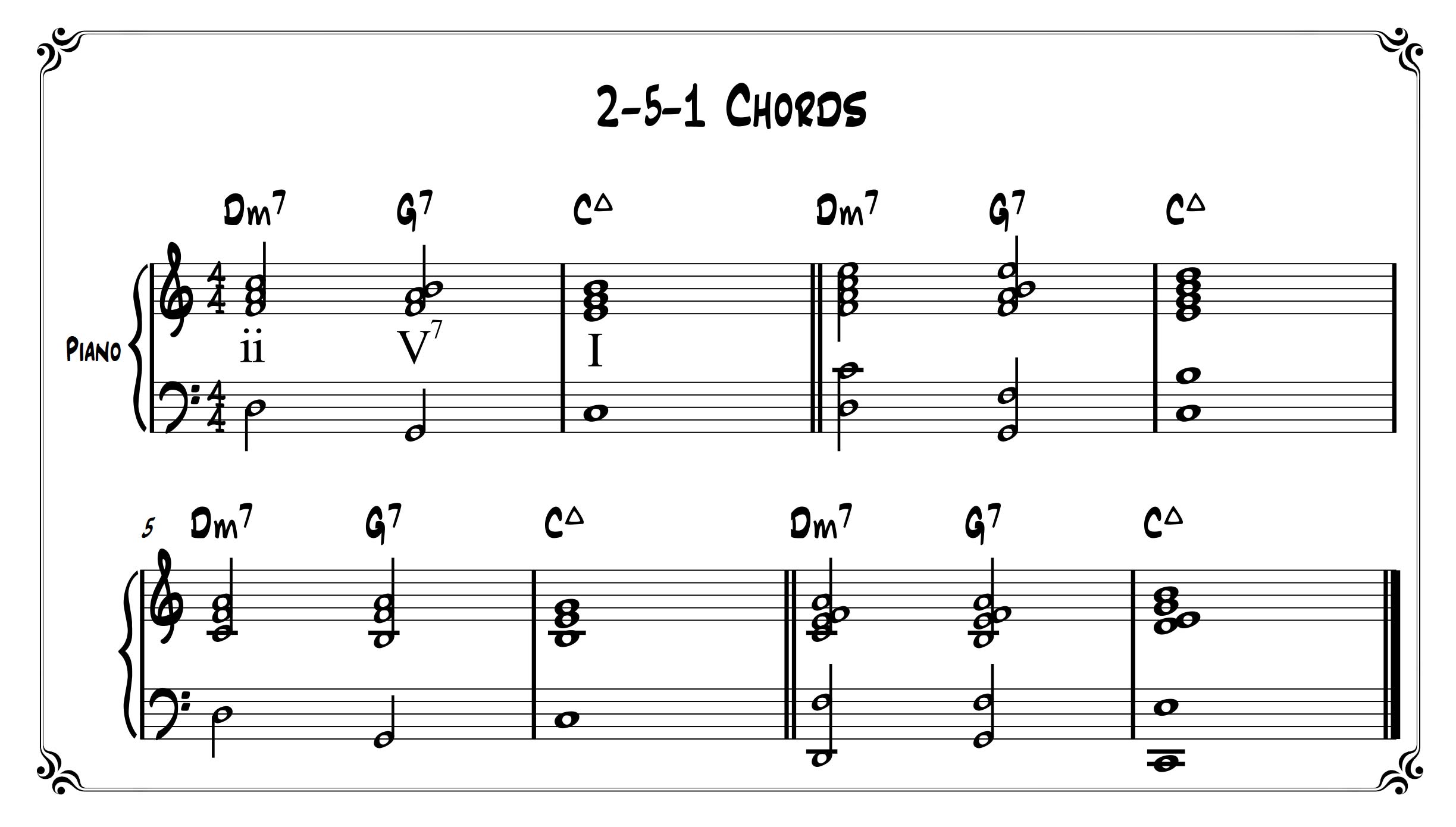 2-5-1 Chord Progression