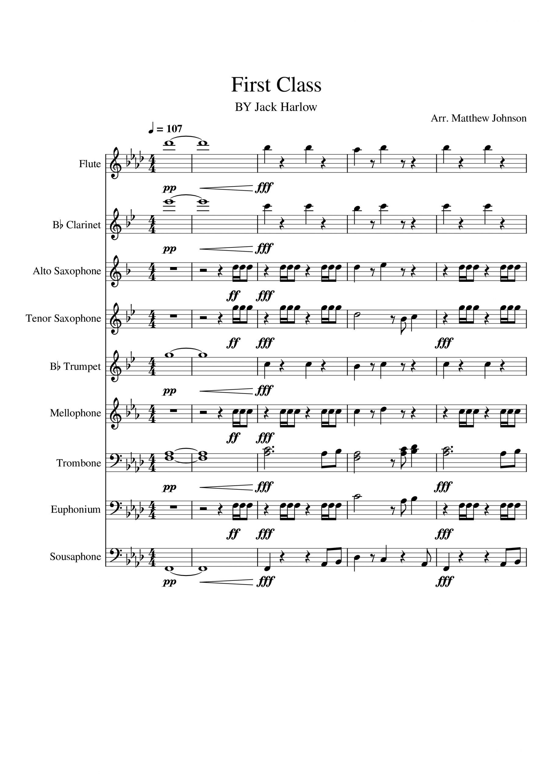 Download Jack Harlow First Class Sheet Music