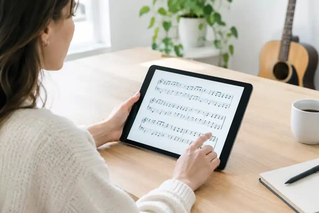 Digital Sheet Music for the Songs You Want