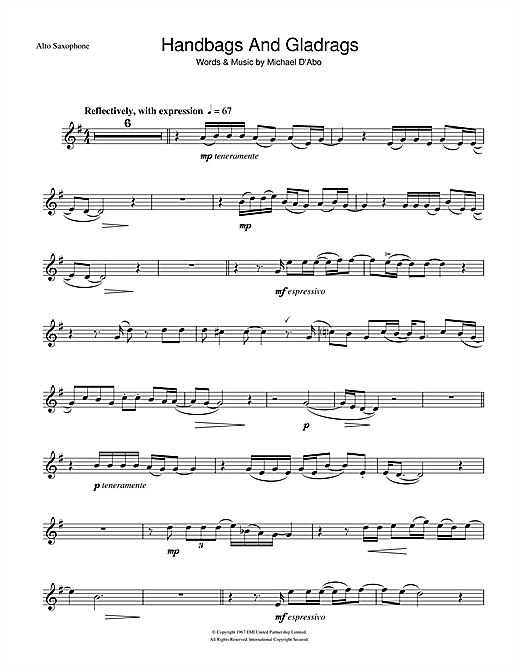 Stereophonics Handbags And Gladrags Sheet Music Notes Chords Preview Printable Scores Chords