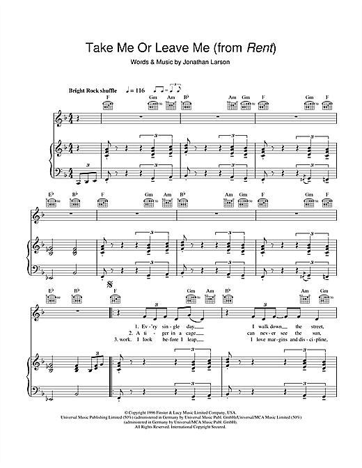take me or leave me piano tutorial If you love me for me sheet music for piano download free in pdf.