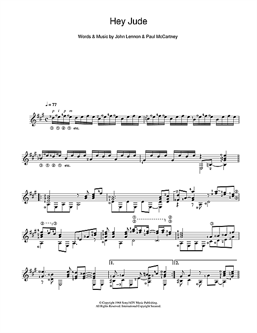 Preview The Beatles Hey Jude Pop sheet music, notes and chords for Guitar, SKU: 104477 sheet music, piano notes, chords, guitar tabs, score, transpose, transcribe, how to play, guide, download, learn, tutorial, progression, song, artist, awards, billboard, mtv, vh1, tour, single, album, release