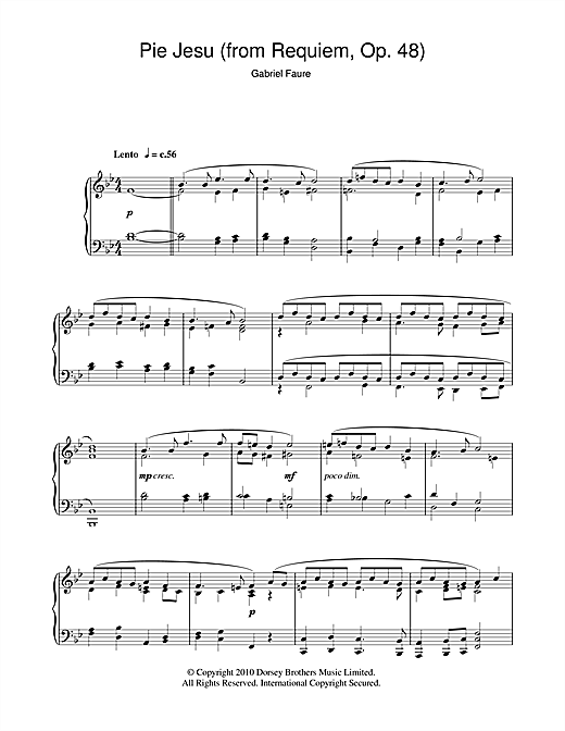 Preview Gabriel Fauré Pie Jesu (from Requiem, Op. 48) Classical sheet music, notes and chords for Piano, SKU: 105688 sheet music, piano notes, chords, guitar tabs, score, transpose, transcribe, how to play, guide, download, learn, tutorial, progression, song, artist, awards, billboard, mtv, vh1, tour, single, album, release