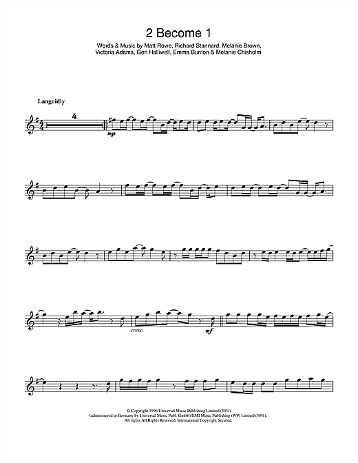 Preview The Spice Girls 2 Become 1 Pop sheet music, notes and chords for Clarinet, SKU: 107987 sheet music, piano notes, chords, guitar tabs, score, transpose, transcribe, how to play, guide, download, learn, tutorial, progression, song, artist, awards, billboard, mtv, vh1, tour, single, album, release