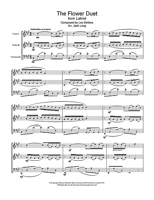 delibes flower duet