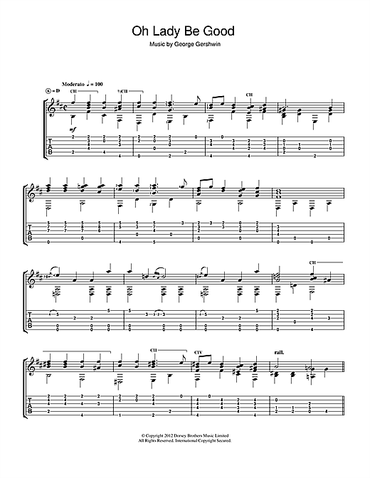 Preview Jerry Willard Oh, Lady, Be Good Jazz sheet music, notes and chords for Guitar, SKU: 114700 sheet music, piano notes, chords, guitar tabs, score, transpose, transcribe, how to play, guide, download, learn, tutorial, progression, song, artist, awards, billboard, mtv, vh1, tour, single, album, release