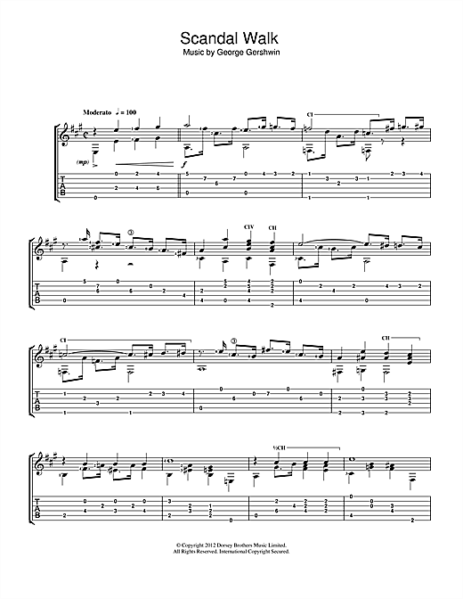 Preview Jerry Willard Scandal Walk Jazz sheet music, notes and chords for Guitar, SKU: 114709 sheet music, piano notes, chords, guitar tabs, score, transpose, transcribe, how to play, guide, download, learn, tutorial, progression, song, artist, awards, billboard, mtv, vh1, tour, single, album, release