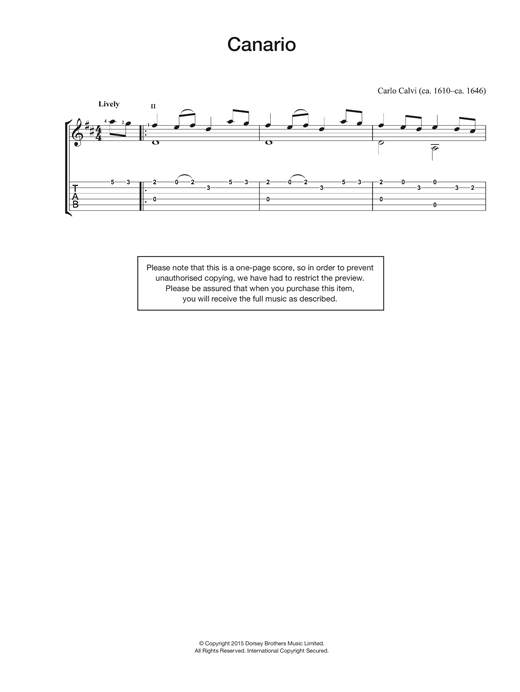 Preview Carlo Calvi Canario Classical sheet music, notes and chords for Guitar, SKU: 121768 sheet music, piano notes, chords, guitar tabs, score, transpose, transcribe, how to play, guide, download, learn, tutorial, progression, song, artist, awards, billboard, mtv, vh1, tour, single, album, release
