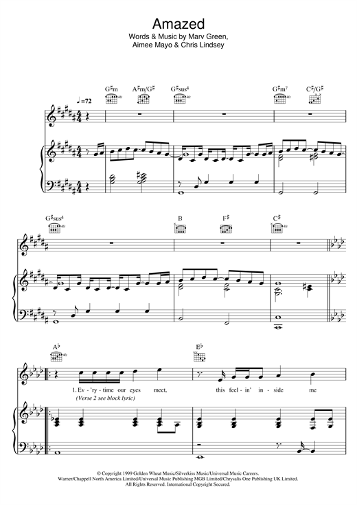 Preview Lonestar Amazed Rock sheet music, notes and chords for Piano, Vocal & Guitar, SKU: 13895 sheet music, piano notes, chords, guitar tabs, score, transpose, transcribe, how to play, guide, download, learn, tutorial, progression, song, artist, awards, billboard, mtv, vh1, tour, single, album, release