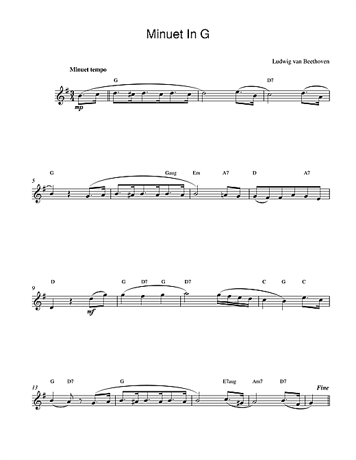 Preview Ludwig van Beethoven Minuet In G Classical sheet music, notes and chords for Melody Line & Chords, SKU: 13966 sheet music, piano notes, chords, guitar tabs, score, transpose, transcribe, how to play, guide, download, learn, tutorial, progression, song, artist, awards, billboard, mtv, vh1, tour, single, album, release