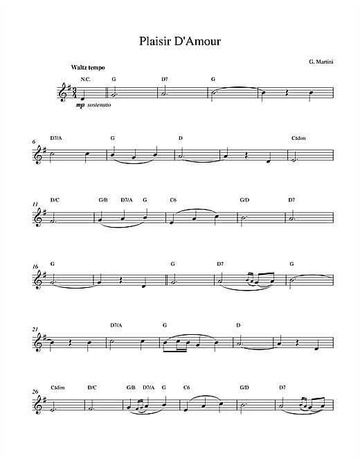Preview Giovanni Martini Plaisir d'Amour Classical sheet music, notes and chords for Melody Line & Chords, SKU: 14139 sheet music, piano notes, chords, guitar tabs, score, transpose, transcribe, how to play, guide, download, learn, tutorial, progression, song, artist, awards, billboard, mtv, vh1, tour, single, album, release