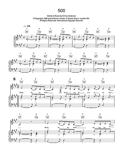 Preview Lush 500 Pop sheet music, notes and chords for Piano, Vocal & Guitar (Right-Hand Melody), SKU: 14940 sheet music, piano notes, chords, guitar tabs, score, transpose, transcribe, how to play, guide, download, learn, tutorial, progression, song, artist, awards, billboard, mtv, vh1, tour, single, album, release