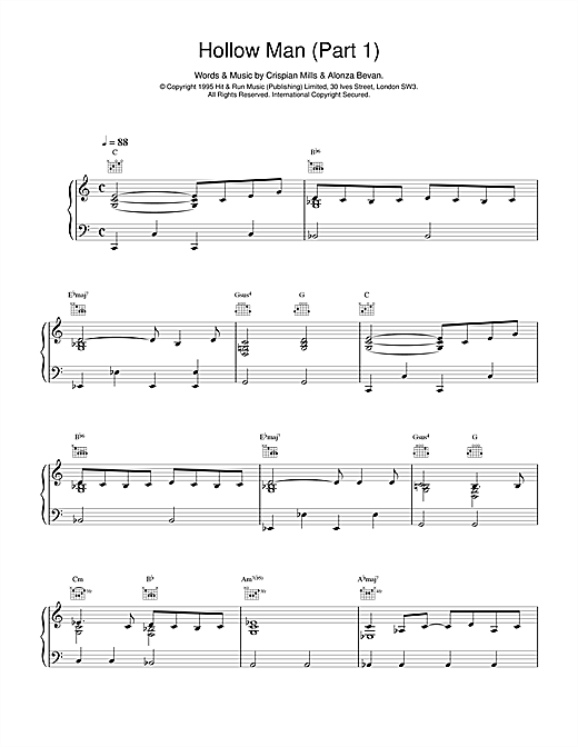 Preview Kula Shaker Hollow Man (Part 1) Rock sheet music, notes and chords for Piano, Vocal & Guitar (Right-Hand Melody), SKU: 14953 sheet music, piano notes, chords, guitar tabs, score, transpose, transcribe, how to play, guide, download, learn, tutorial, progression, song, artist, awards, billboard, mtv, vh1, tour, single, album, release