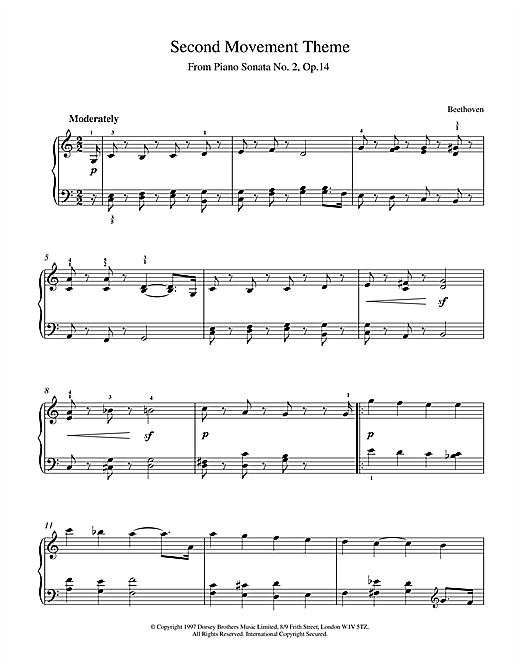 Preview Ludwig van Beethoven Slow Movement Piano Sonata Op.2 No.14 Classical sheet music, notes and chords for Piano, SKU: 15485 sheet music, piano notes, chords, guitar tabs, score, transpose, transcribe, how to play, guide, download, learn, tutorial, progression, song, artist, awards, billboard, mtv, vh1, tour, single, album, release