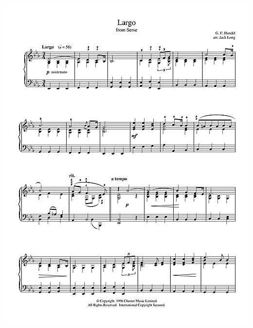 Preview George Frideric Handel Largo (from Xerxes) Classical sheet music, notes and chords for Piano, SKU: 15672 sheet music, piano notes, chords, guitar tabs, score, transpose, transcribe, how to play, guide, download, learn, tutorial, progression, song, artist, awards, billboard, mtv, vh1, tour, single, album, release