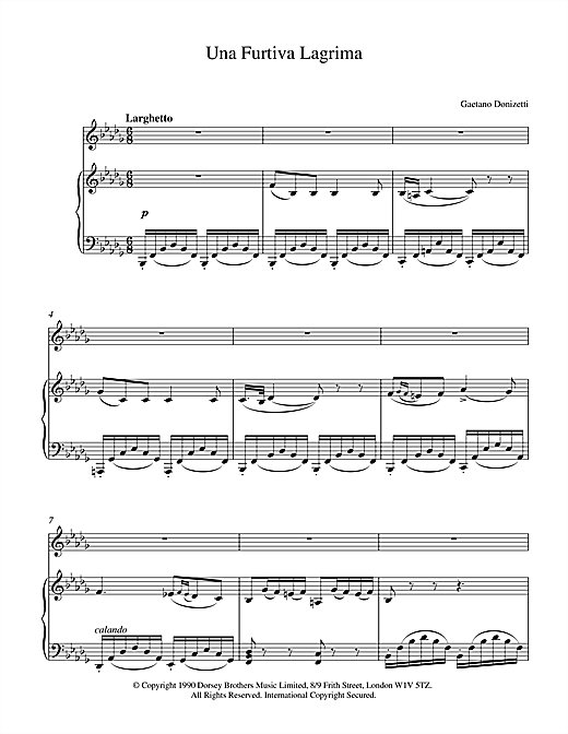 Preview Gaetano Donizetti Una Furtiva Lagrima (A Furtive Tear) Classical sheet music, notes and chords for Piano & Vocal, SKU: 15765 sheet music, piano notes, chords, guitar tabs, score, transpose, transcribe, how to play, guide, download, learn, tutorial, progression, song, artist, awards, billboard, mtv, vh1, tour, single, album, release