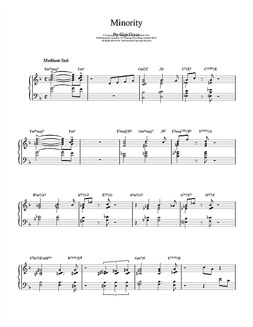 Preview Bill Evans Minority Jazz sheet music, notes and chords for Piano, SKU: 15894 sheet music, piano notes, chords, guitar tabs, score, transpose, transcribe, how to play, guide, download, learn, tutorial, progression, song, artist, awards, billboard, mtv, vh1, tour, single, album, release