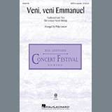 Download or print 15th Century French Melody Veni, Veni Emmanuel (arr. Philip Lawson) Sheet Music Printable PDF 9-page score for Concert / arranged SATB Choir SKU: 539746