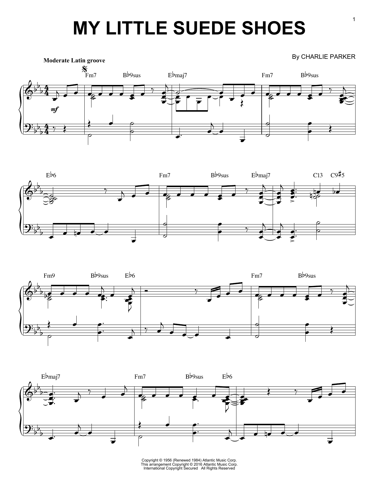 Preview Charlie Parker My Little Suede Shoes Jazz sheet music, notes and chords for Piano, SKU: 164641 sheet music, piano notes, chords, guitar tabs, score, transpose, transcribe, how to play, guide, download, learn, tutorial, progression, song, artist, awards, billboard, mtv, vh1, tour, single, album, release