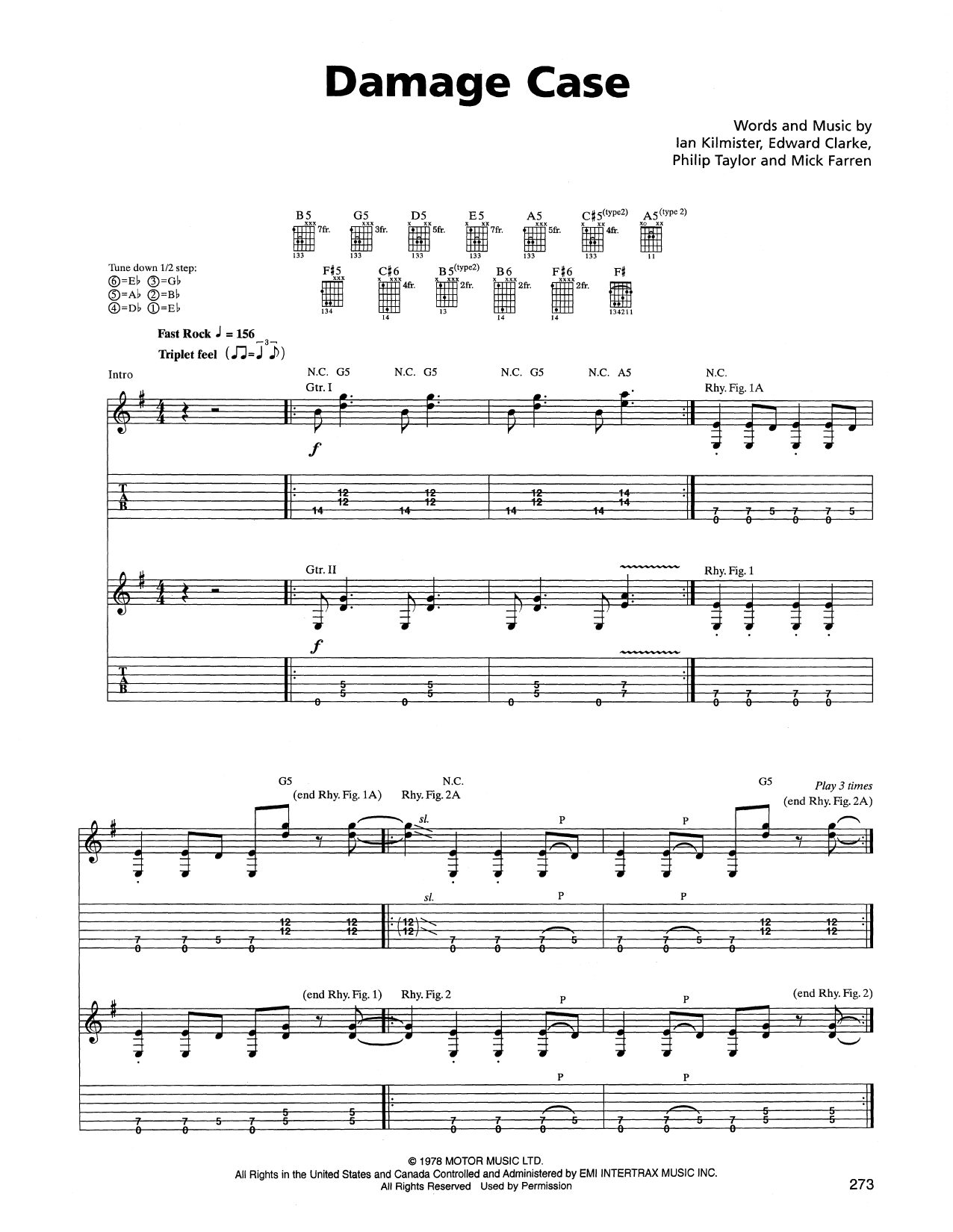 Preview Metallica Damage Case Rock sheet music, notes and chords for Guitar Tab, SKU: 165157 sheet music, piano notes, chords, guitar tabs, score, transpose, transcribe, how to play, guide, download, learn, tutorial, progression, song, artist, awards, billboard, mtv, vh1, tour, single, album, release