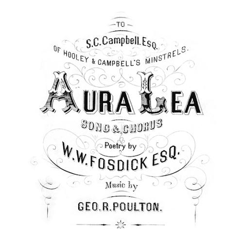 George R. Poulton George R. Poulton, Aura Lee, Piano, Vocal & Guitar (Right-Hand Melody)