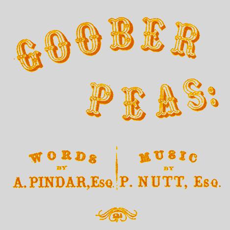 P. Nutt P. Nutt, Goober Peas, Piano, Vocal & Guitar (Right-Hand Melody)