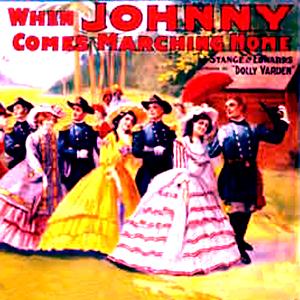 Patrick Sarsfield Gilmore Patrick Sarsfield Gilmore, When Johnny Comes Marching Home, Piano, Vocal & Guitar (Right-Hand Melody)