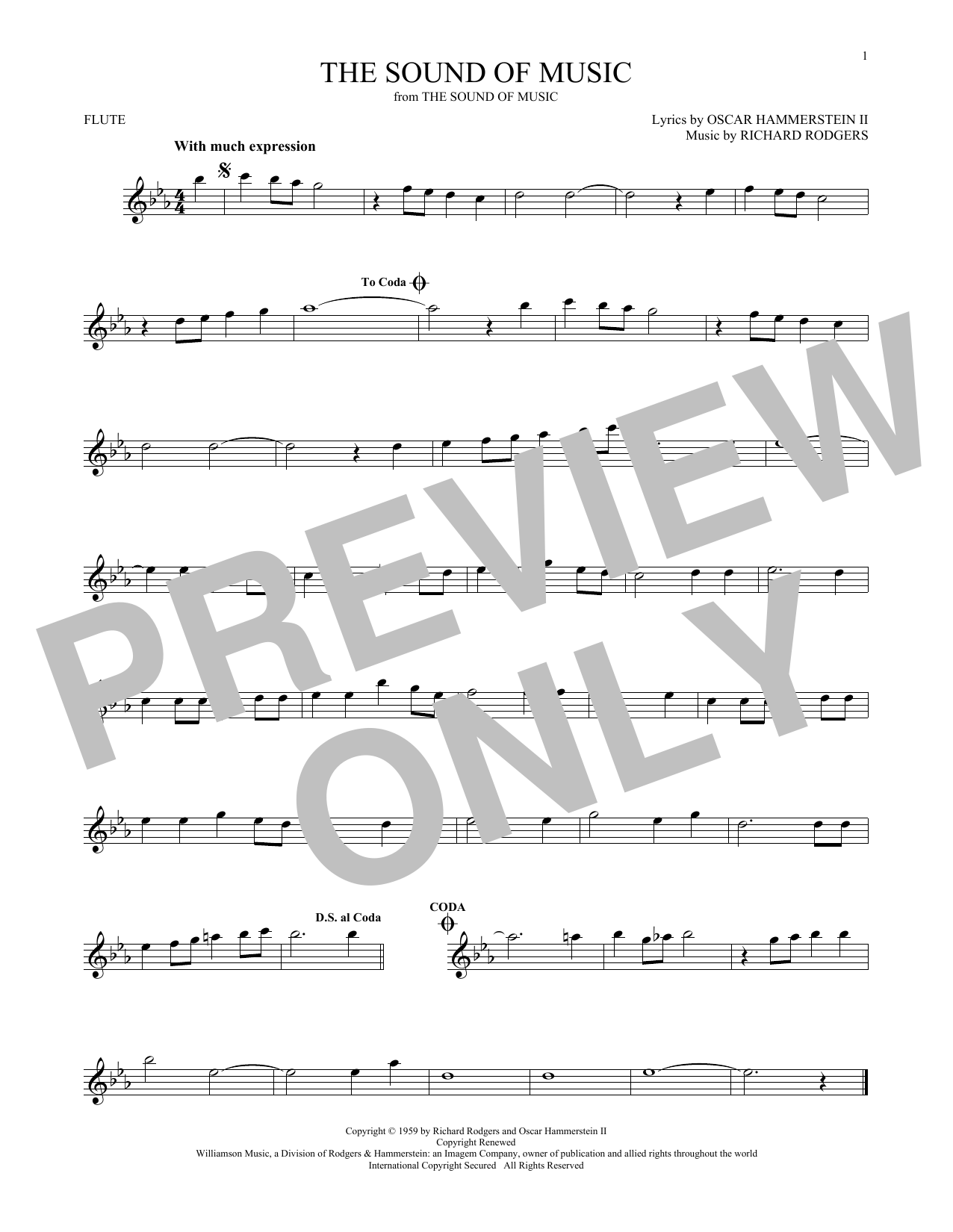 Preview Rodgers & Hammerstein The Sound Of Music Broadway sheet music, notes and chords for Flute, SKU: 170842 sheet music, piano notes, chords, guitar tabs, score, transpose, transcribe, how to play, guide, download, learn, tutorial, progression, song, artist, awards, billboard, mtv, vh1, tour, single, album, release