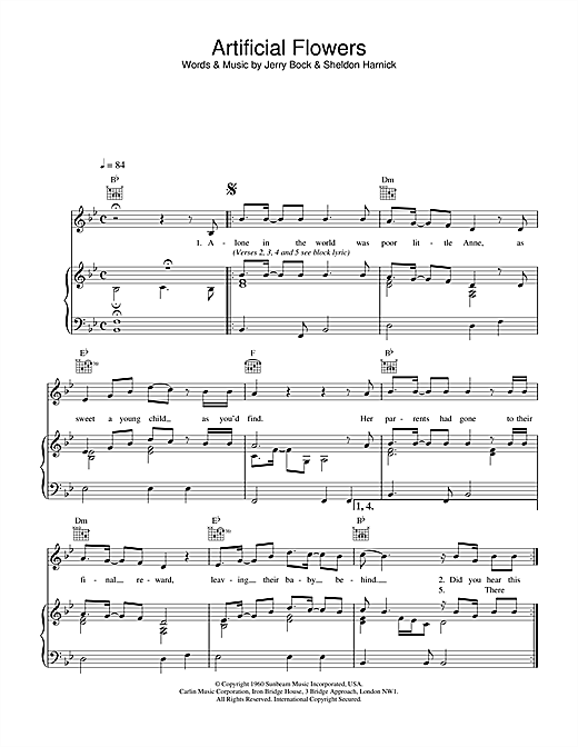 Preview The Beautiful South Artificial Flowers Rock sheet music, notes and chords for Piano, Vocal & Guitar (Right-Hand Melody), SKU: 17190 sheet music, piano notes, chords, guitar tabs, score, transpose, transcribe, how to play, guide, download, learn, tutorial, progression, song, artist, awards, billboard, mtv, vh1, tour, single, album, release
