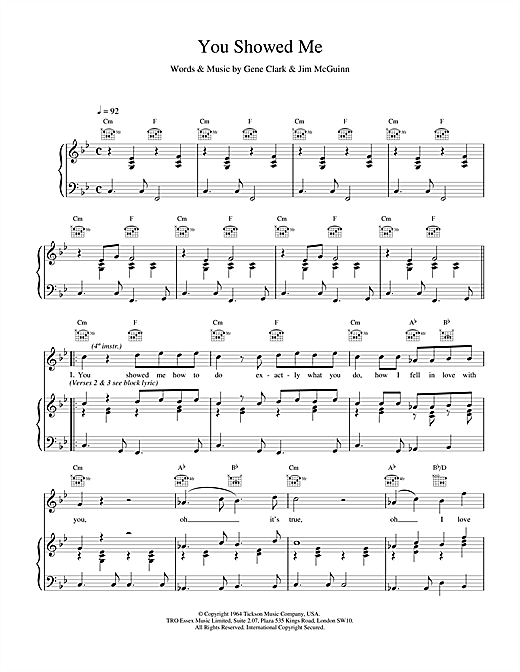 Preview The Lightning Seeds You Showed Me Rock sheet music, notes and chords for Piano, Vocal & Guitar (Right-Hand Melody), SKU: 17328 sheet music, piano notes, chords, guitar tabs, score, transpose, transcribe, how to play, guide, download, learn, tutorial, progression, song, artist, awards, billboard, mtv, vh1, tour, single, album, release