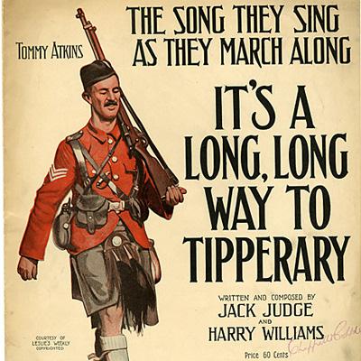 Jack Judge Jack Judge, It's A Long Way To Tipperary, Piano, Vocal & Guitar (Right-Hand Melody)