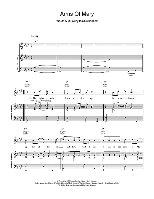 Preview Boyzone Arms Of Mary Pop sheet music, notes and chords for Piano, Vocal & Guitar (Right-Hand Melody), SKU: 17558 sheet music, piano notes, chords, guitar tabs, score, transpose, transcribe, how to play, guide, download, learn, tutorial, progression, song, artist, awards, billboard, mtv, vh1, tour, single, album, release