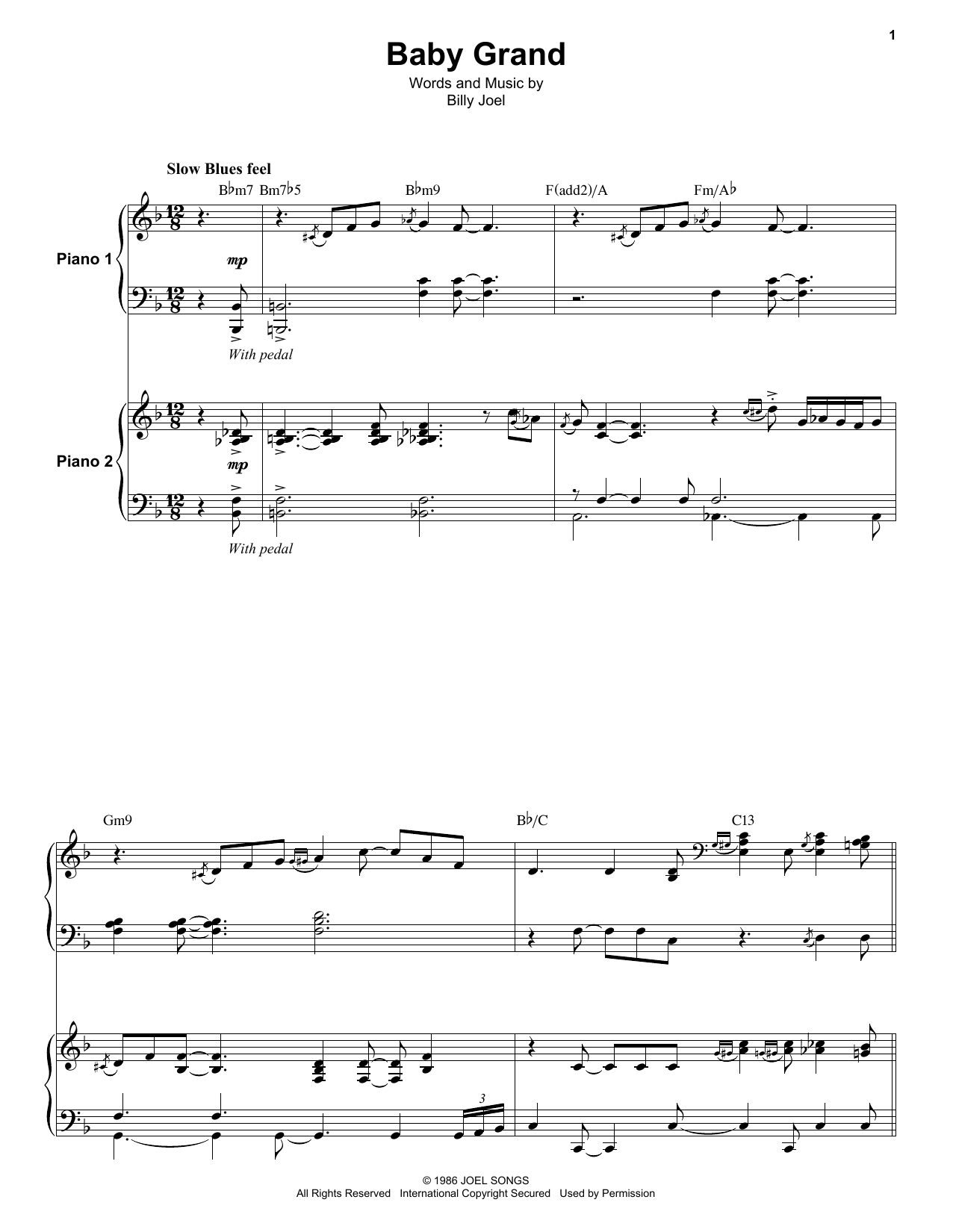 Preview Billy Joel Baby Grand Rock sheet music, notes and chords for Keyboard Transcription, SKU: 176824 sheet music, piano notes, chords, guitar tabs, score, transpose, transcribe, how to play, guide, download, learn, tutorial, progression, song, artist, awards, billboard, mtv, vh1, tour, single, album, release
