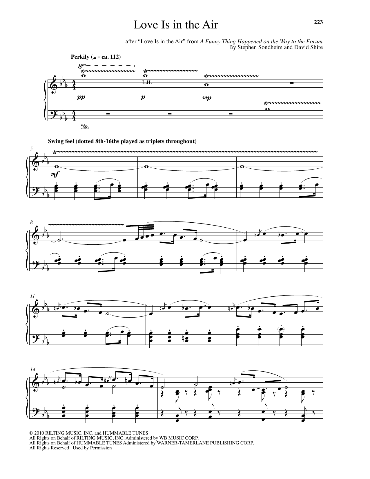 Preview David Shire Love Is In The Air Broadway sheet music, notes and chords for Piano, SKU: 179224 sheet music, piano notes, chords, guitar tabs, score, transpose, transcribe, how to play, guide, download, learn, tutorial, progression, song, artist, awards, billboard, mtv, vh1, tour, single, album, release