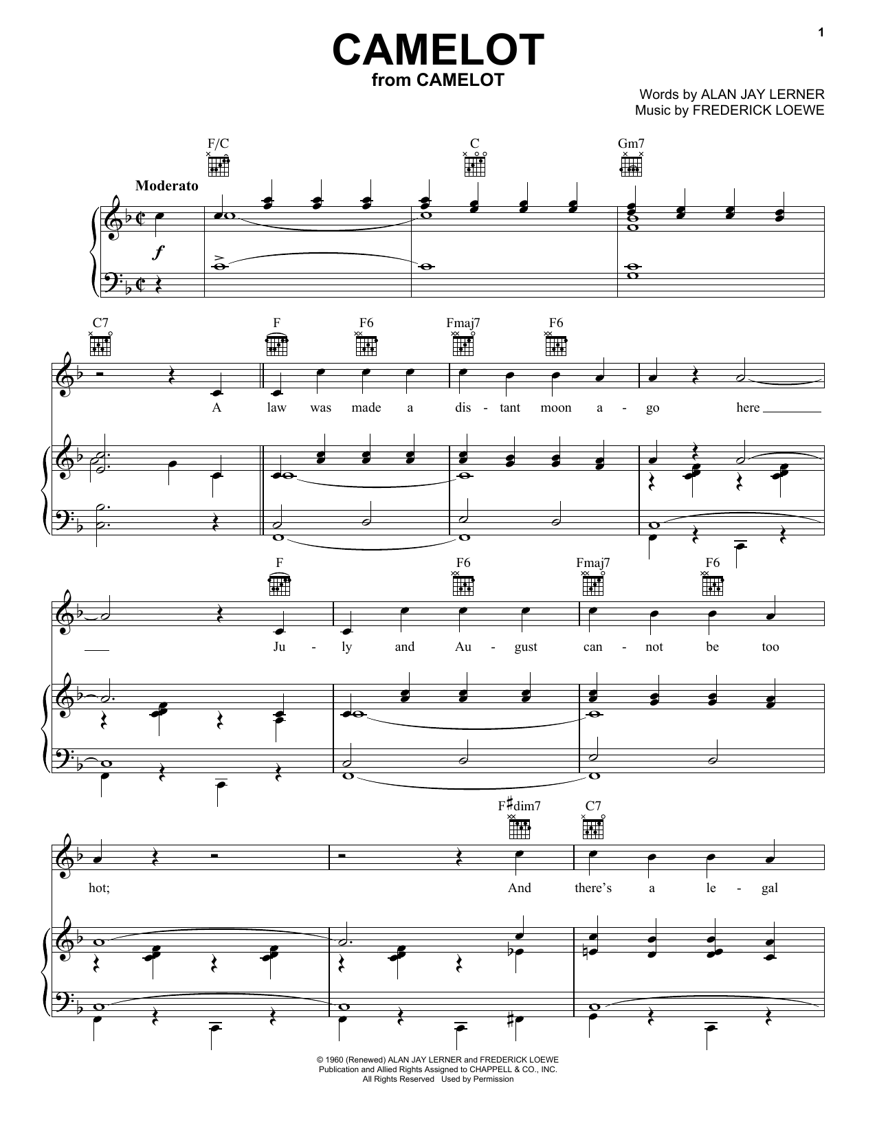 Preview Richard Burton Camelot Musicals sheet music, notes and chords for Piano, Vocal & Guitar (Right-Hand Melody), SKU: 18098 sheet music, piano notes, chords, guitar tabs, score, transpose, transcribe, how to play, guide, download, learn, tutorial, progression, song, artist, awards, billboard, mtv, vh1, tour, single, album, release