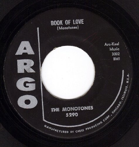 The Monotones The Monotones, Book Of Love, Piano, Vocal & Guitar (Right-Hand Melody)