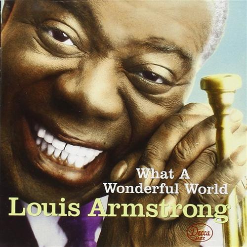 Louis Armstrong Louis Armstrong, What A Wonderful World, Piano, Vocal & Guitar (Right-Hand Melody)