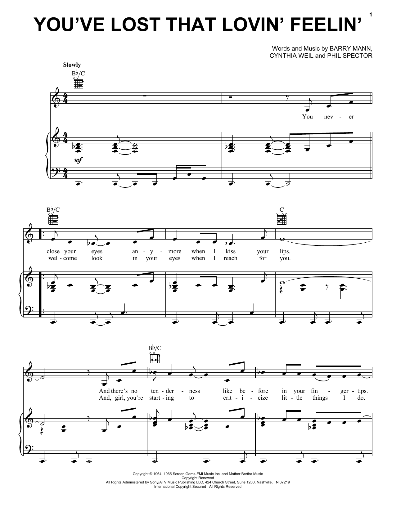 Preview Elvis Presley You've Lost That Lovin' Feelin' Folk sheet music, notes and chords for Piano, Vocal & Guitar (Right-Hand Melody), SKU: 18355 sheet music, piano notes, chords, guitar tabs, score, transpose, transcribe, how to play, guide, download, learn, tutorial, progression, song, artist, awards, billboard, mtv, vh1, tour, single, album, release