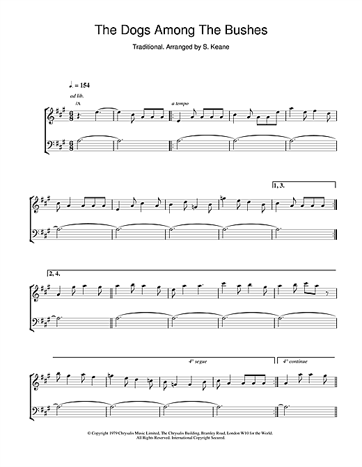 Preview The Chieftains The Dogs Among The Bushes Folk sheet music, notes and chords for Piano, Vocal & Guitar (Right-Hand Melody), SKU: 18745 sheet music, piano notes, chords, guitar tabs, score, transpose, transcribe, how to play, guide, download, learn, tutorial, progression, song, artist, awards, billboard, mtv, vh1, tour, single, album, release