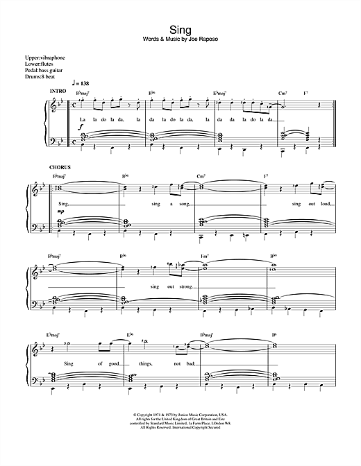 Preview Carpenters Sing Pop sheet music, notes and chords for Piano, Vocal & Guitar (Right-Hand Melody), SKU: 18757 sheet music, piano notes, chords, guitar tabs, score, transpose, transcribe, how to play, guide, download, learn, tutorial, progression, song, artist, awards, billboard, mtv, vh1, tour, single, album, release