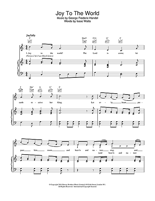 Preview Christmas Carol Joy To The World Classical sheet music, notes and chords for Piano & Vocal, SKU: 18907 sheet music, piano notes, chords, guitar tabs, score, transpose, transcribe, how to play, guide, download, learn, tutorial, progression, song, artist, awards, billboard, mtv, vh1, tour, single, album, release