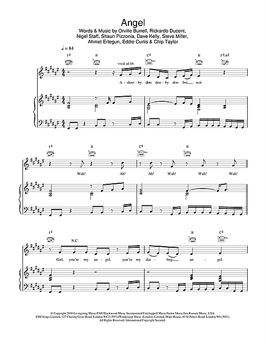 Preview Shaggy Angel Reggae sheet music, notes and chords for Piano, Vocal & Guitar, SKU: 18917 sheet music, piano notes, chords, guitar tabs, score, transpose, transcribe, how to play, guide, download, learn, tutorial, progression, song, artist, awards, billboard, mtv, vh1, tour, single, album, release