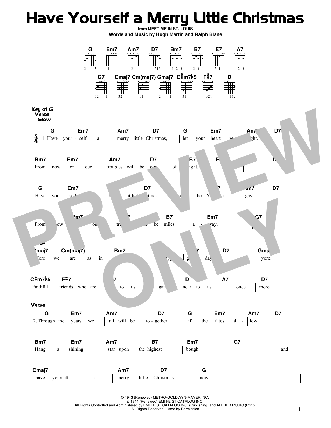 hugh martin have yourself a merry little christmas guitar lead sheet sheet music - Have Yourself A Merry Little Christmas Chords hugh martin have yourself a merry little christmas guitar lead sheet sheet music - Have Yourself A Merry Little Christmas Chords