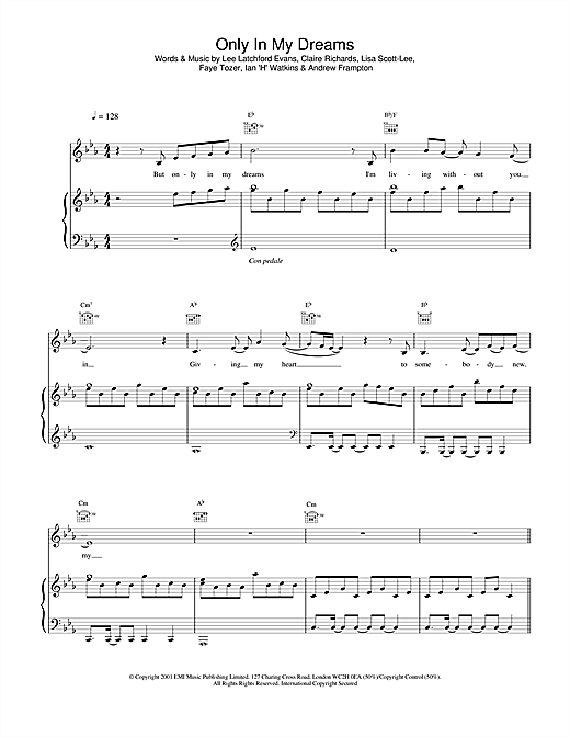 Preview Steps Only In My Dreams Pop sheet music, notes and chords for Piano, Vocal & Guitar, SKU: 19173 sheet music, piano notes, chords, guitar tabs, score, transpose, transcribe, how to play, guide, download, learn, tutorial, progression, song, artist, awards, billboard, mtv, vh1, tour, single, album, release