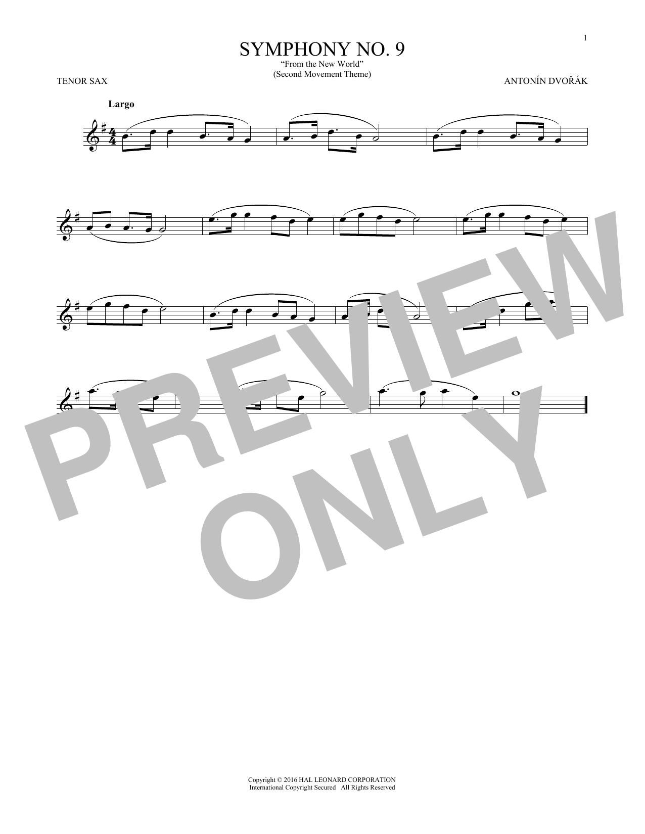 Preview Antonin Dvorak Largo From Symphony No. 9 ( sheet music, piano notes, chords, guitar tabs, score, transpose, transcribe, how to play, guide, download, learn, tutorial, progression, song, artist, awards, billboard, mtv, vh1, tour, single, album, release