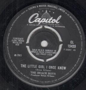The Beach Boys The Beach Boys, The Little Girl I Once Knew, Piano, Vocal & Guitar (Right-Hand Melody)