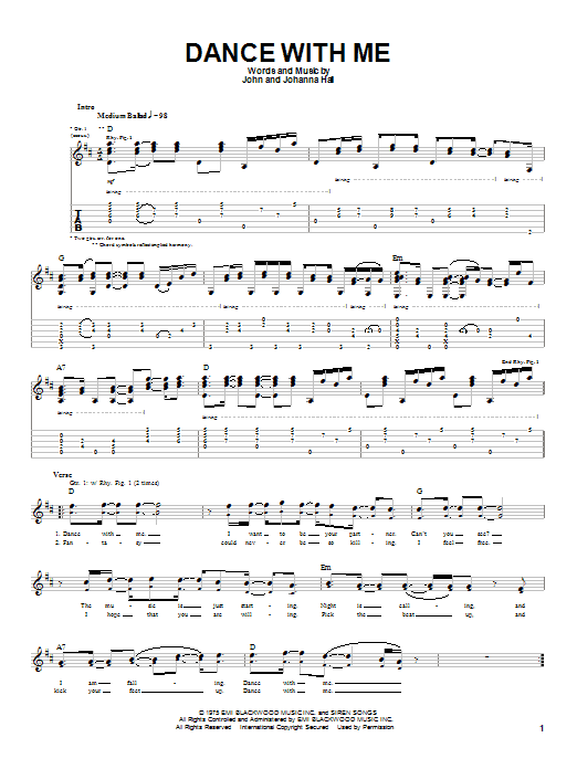 Preview Orleans Dance With Me Rock sheet music, notes and chords for Guitar Tab, SKU: 20428 sheet music, piano notes, chords, guitar tabs, score, transpose, transcribe, how to play, guide, download, learn, tutorial, progression, song, artist, awards, billboard, mtv, vh1, tour, single, album, release