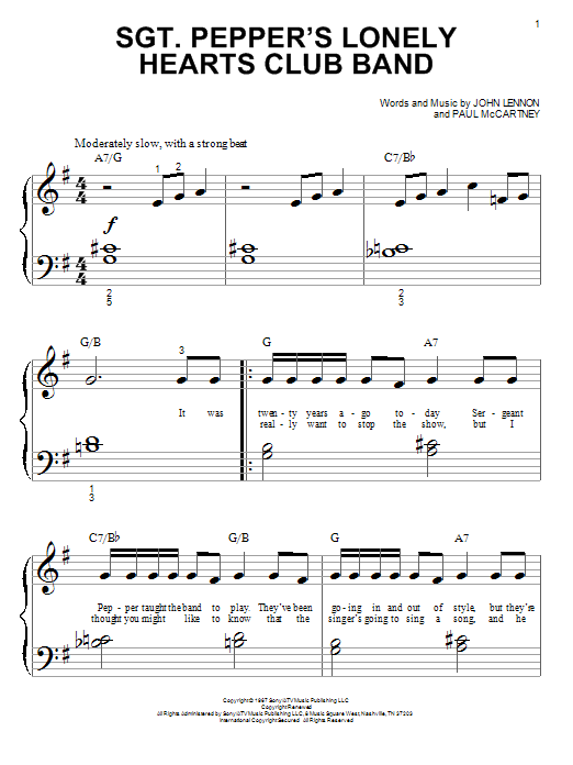 Preview The Beatles Sgt. Pepper's Lonely Hearts Club Band Rock sheet music, notes and chords for Piano (Big Notes), SKU: 21122 sheet music, piano notes, chords, guitar tabs, score, transpose, transcribe, how to play, guide, download, learn, tutorial, progression, song, artist, awards, billboard, mtv, vh1, tour, single, album, release