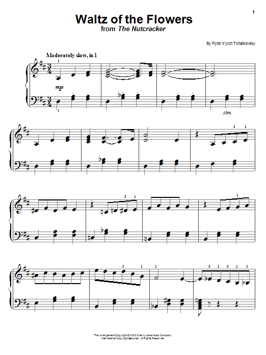 Preview Pyotr Ilyich Tchaikovsky Waltz Of The Flowers Children sheet music, notes and chords for Easy Piano, SKU: 21171 sheet music, piano notes, chords, guitar tabs, score, transpose, transcribe, how to play, guide, download, learn, tutorial, progression, song, artist, awards, billboard, mtv, vh1, tour, single, album, release